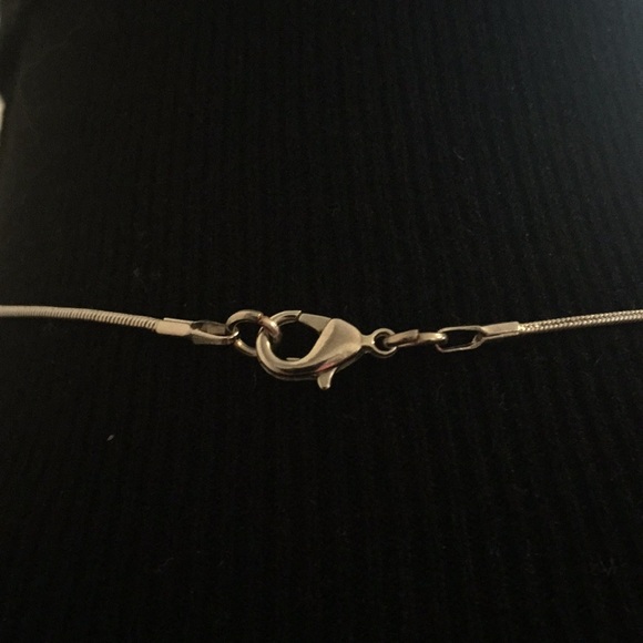 Vintage Silver Tone Cheerleader Necklace - Picture 3 of 5